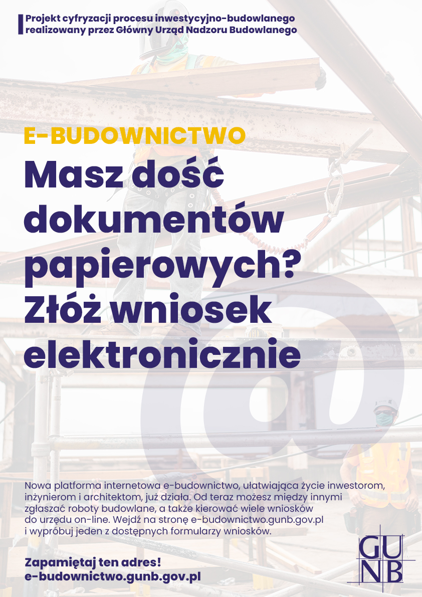 E-budownictwo – wnioski w wersji online 