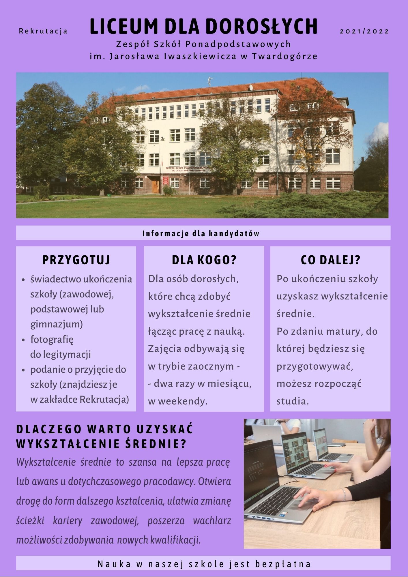 Rekrutacja do ZSP w Twardogórze